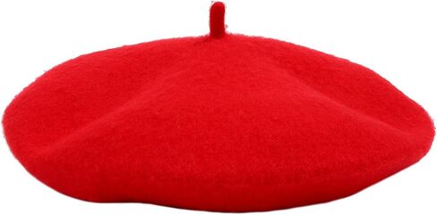 SATINIOR Beret Hat Kids Beret French Beanie Cap Artist Wool Hat Girls Beret Artist Costume for Children Kids Girls in Kuwait