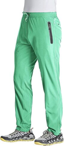 MAGCOMSEN Hiking Pants for Men Lightweight Workout Pants with Pockets Quick Dry Jogging Pants Gym in Kuwait