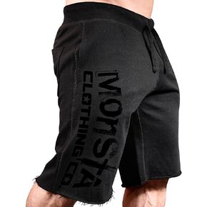 Monsta Clothing Co. Men's Bodybuilding Workout (Signature Monsta) Sweat Shorts