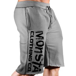 Monsta Clothing Co. Men's Bodybuilding Workout (Signature Monsta) Sweat Shorts in Saudi Arabia