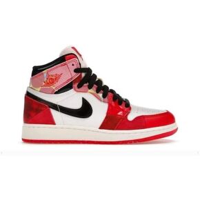Nike Air Jordan 1 Retro High OG Spider-Man Across The Spider-Verse GS Big Kid DV1753-601 Size 5Y in Saudi Arabia