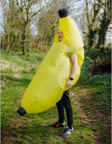 بودي سوكس فانسي دريس زي تنكري يلو بانانا قابل للنفخ للبالغين (مقاس واحد) in Kuwait