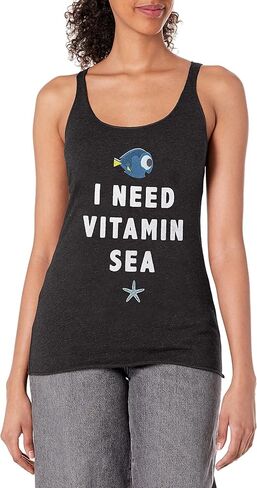 تيشيرت نسائي بدون أكمام من Pixar Finding Dory Vitamin Sea in Kuwait