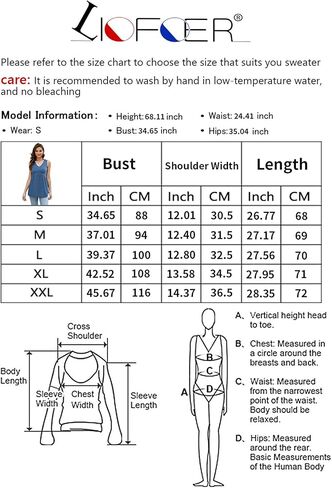 LIOFOER Women's Tank Tops V Neck Sleeveless T Shirts Loose Solid Color Blouses Casual Tunic Tops for Summer S-XXL in Kuwait