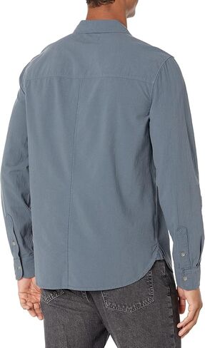 PAIGE Men's Gregory Long Sleeve Textured Cotton Shirt in Saudi Arabia
