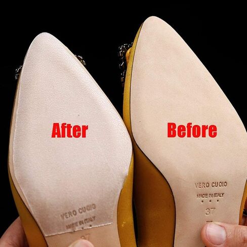Bettli Sole Sticker - Crystal Clear Self-Stick Pads Sole Protector Shoe Bottoms Slip Resistant Shoe Sole Cover Protector for Heels (Pack of 2) in Kuwait
