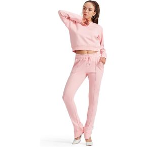 Asoran 2 Piece Tracksuit for Women, Jogging Outfits with Collar Zip, Women’s Long Sleeve Sweatshirts Lounge Pants with Zip