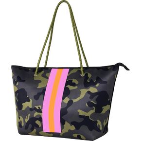 QOGiR Neoprene Multipurpose Beach Bag Tote with Inner Zipper Pocket … … … … in Saudi Arabia