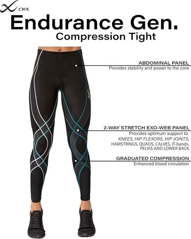 CW-X للنساء مولد التحمل والمفاصل والعضلات الداعمة للضغط الضيق in Kuwait