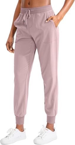 Soothfeel Women's Lightweight Joggers Pants with Pockets Athletic Workout Joggers for Women with Elastic Waist in Saudi Arabia