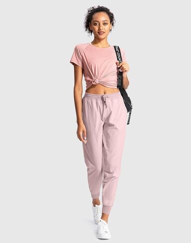 Soothfeel Women's Lightweight Joggers Pants with Pockets Athletic Workout Joggers for Women with Elastic Waist in Saudi Arabia