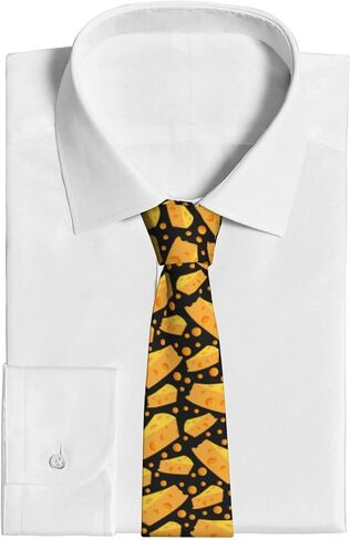 Men's Skinny Neckties Novelty Food Ties for Men Teen Boys, Funny Gifts for Office Holiday Party, One Size Neck Tie in Kuwait