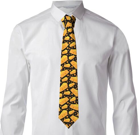 Men's Skinny Neckties Novelty Food Ties for Men Teen Boys, Funny Gifts for Office Holiday Party, One Size Neck Tie in Kuwait