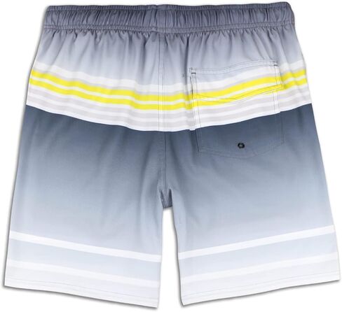 QRANSS Mens Swimming Trunks with Compression Liner 9'' Quick Dry Long Swim Shorts Swimwear Boardshorts with Boxer Brief Liner in Kuwait