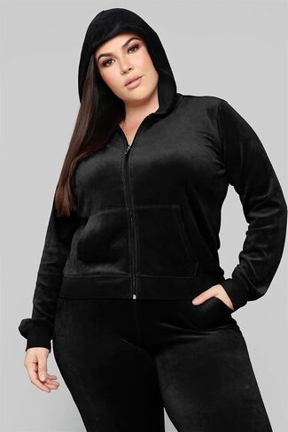 FcuteL Sweatsuits للنساء Cuasal حجم كبير سستة شريطية جاكيتات السراويل الطويلة مجموعات رياضية بدلة عدو in Kuwait