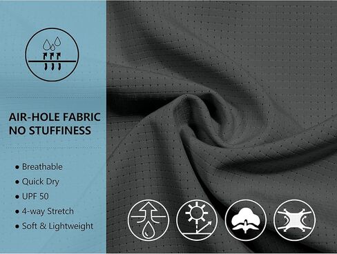 Little Donkey Andy Men's Breathable UPF 50 Shirt, Lightweight Short Sleeve Button Down Shirts for Fishing Hiking in Saudi Arabia