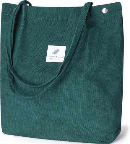 WantGor Corduroy Totes Bag Women's Shoulder Handbags Big Capacity Shopping Bag in Kuwait