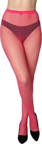 جوارب طويلة من الدانتيل للنساء من French Fishnet، جوارب طويلة مثيرة بمقاسات عادية وكبيرة (عبوة من 6 قطع) in Saudi Arabia
