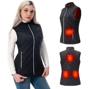 سترة CapEyes النسائية خفيفة الوزن مع حزمة بطارية، سترة كهربائية USB للتدفئة للصيد في الهواء الطلق والمشي لمسافات طويلة in Kuwait