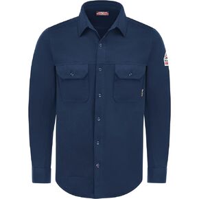 Bulwark FR Men's Flame Resistant Flex Knit Button Down Shirt in Saudi Arabia