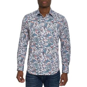 Robert Graham Men's Avondale Long Sleeve Woven Button Down Shirt in Kuwait