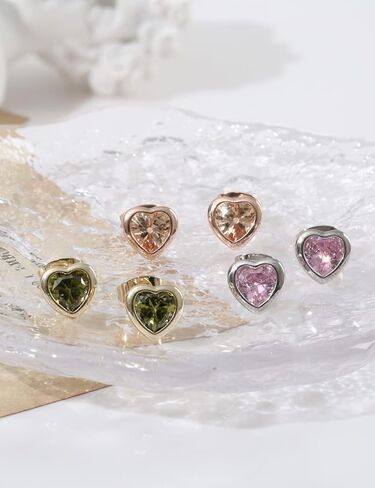 أقراط ذهبية للنساء 14 قيراط مطلية بالذهب والفضة والذهب الوردي أقراط لطيفة لؤلؤة قلب فطر عين الشر نجم البحر ندفة الثلج هلال نجمة القمر أزياء أنيقة الماس أقراط صغيرة عصرية هدايا مجوهرات مضادة للحساسية للفتيات المراهقات in Kuwait