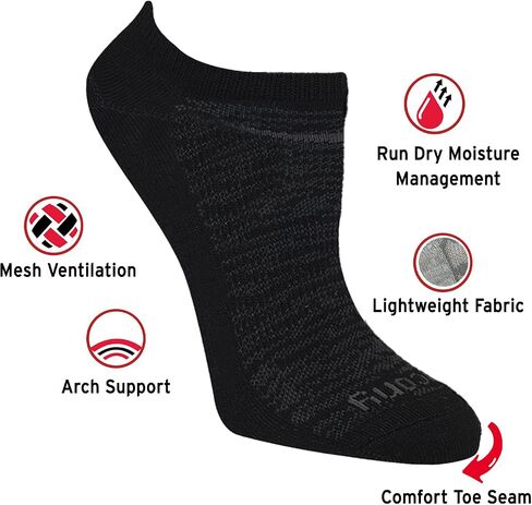 Saucony Women's Rundry Performance 8 Pairs Super Lite No-Show Athletic Socks, M in Kuwait