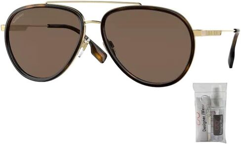 BURBERRY Oliver BE3125 Pilot Sunglasses for Men + BUNDLE With Designer iWear Eyewear Kit in Saudi Arabia