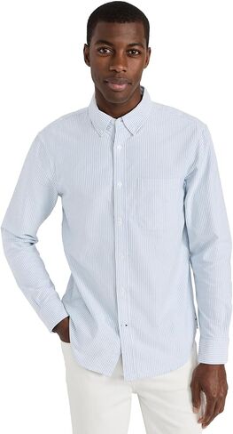 Club Monaco Men's Long Sleeve Solid Oxford Shirt in Kuwait
