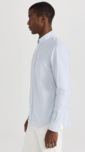 Club Monaco Men's Long Sleeve Solid Oxford Shirt in Kuwait