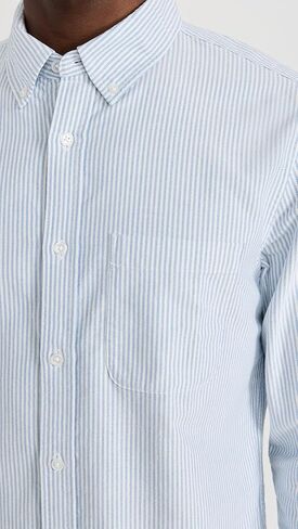 Club Monaco Men's Long Sleeve Solid Oxford Shirt in Kuwait