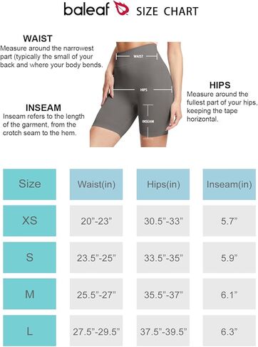 شورت BALEAF نسائي بدون خياطة للتمارين الرياضية لراكبي الدراجات سراويل اليوغا مع شورت مضلع عالي الخصر من الألياف اللدنة in Kuwait
