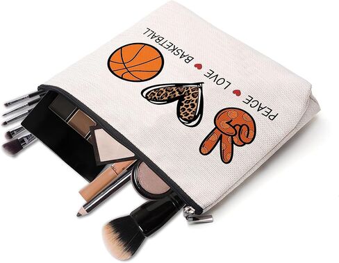 CEASQVAA Volleyball Inspirational Gifts for Women, Volleyball Stuff Gifts Makeup Cosmetic Bag for Women Volleyball Players Teams, Birthday Gifts for Her Travel Makeup Pouch in Kuwait