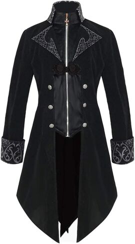 سترة VOREING للرجال من العصور الوسطى Steampunk عتيقة على الطراز القوطي الفيكتوري in Kuwait