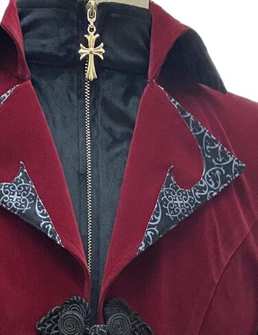 سترة VOREING للرجال من العصور الوسطى Steampunk عتيقة على الطراز القوطي الفيكتوري in Kuwait