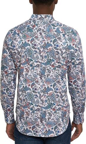 Robert Graham Men's Avondale Long Sleeve Woven Button Down Shirt in Saudi Arabia