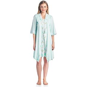 Casual Nights Women's Sleepwear 2 Piece Nightgown and Robe Set in Saudi Arabia