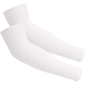2 Pair UV Sun Protection Cooling Arm Sleeves for Cycling, Running, Golf, Driving Sleeves for Men & Women