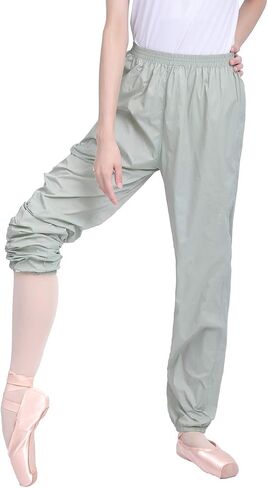 Phoeswan Dance Pants, Ripstop Ballet Short Pants for Teen Girls Petite Women, Ballet Warm Up Pants for Dancing, Gym, Jogging in Kuwait