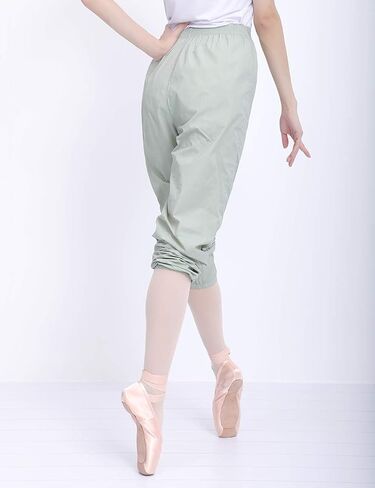 Phoeswan Dance Pants, Ripstop Ballet Short Pants for Teen Girls Petite Women, Ballet Warm Up Pants for Dancing, Gym, Jogging in Kuwait