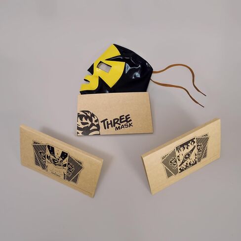 THREE MASK Pro-Quality Wrestling Masks | Authentic Lucha Libre Costume - Adult Size | Máscaras de Luchador Made in Mexico in Saudi Arabia