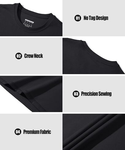 MAGCOMSEN Men's Tank Top Cotton Muscle Workout Gym Shirts Moisture Wicking Lightweight Summer Casual Sleeveless Shirts in Saudi Arabia