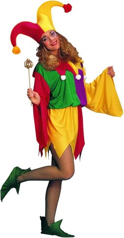 Rubie's Womens King's Jester Adult Size Costume, Multi, One Size US in Saudi Arabia