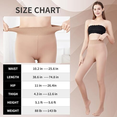 DECLARELOVE كامد المرأة صوف مبطن الجوارب الدافئة جوارب طويلة طماق الجوارب الشتوية الحرارية للنساء in Kuwait