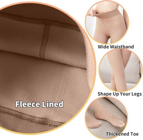DECLARELOVE كامد المرأة صوف مبطن الجوارب الدافئة جوارب طويلة طماق الجوارب الشتوية الحرارية للنساء in Kuwait