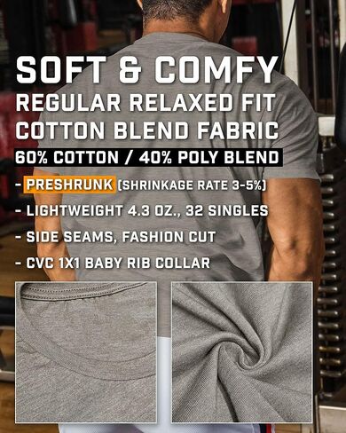 قميص للتمرين في صالة الألعاب الرياضية للرجال، تي شيرت رياضي تحفيزي مضحك - أخضر عسكري in Kuwait