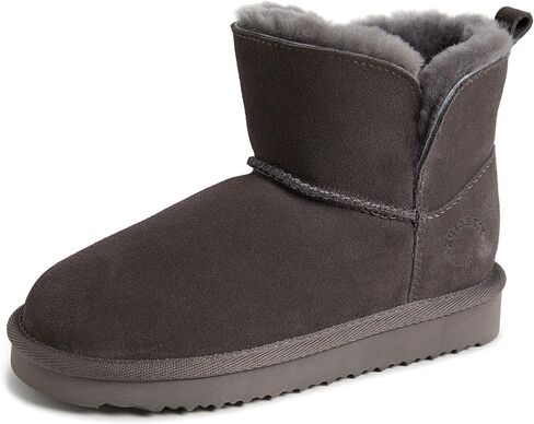 Fireside by Dearfoams Unisex-Child Bunbury Shearling Indoor/Outdoor Folddown Boot Fashion in Kuwait