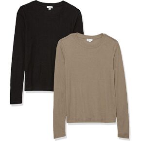 Splendid Women's Abbie Short Sleeve Crewneck Shirt, 2-Pack