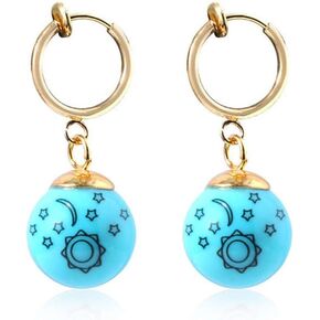 أقراط إليزابيث ليون السبع المميتة الأزياء أقراط إسقاط الأزرق in Kuwait