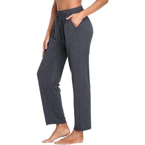 بنطال رياضي لليوجا للسيدات من Annenmy مع جيوب مستقيمة وخفيفة الوزن ومريحة وخصر عالي ورباط مطاطي وفضفاض in Kuwait